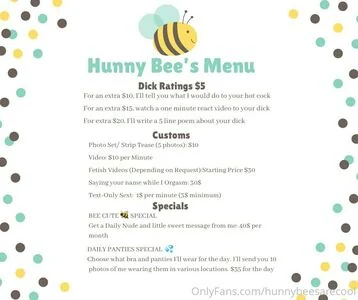 hunnybeesarecool content