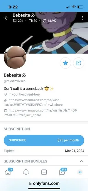 Mysticvixxen content
