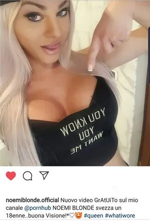 Noemi Blonde content