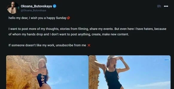 Oksana Butovskaya content